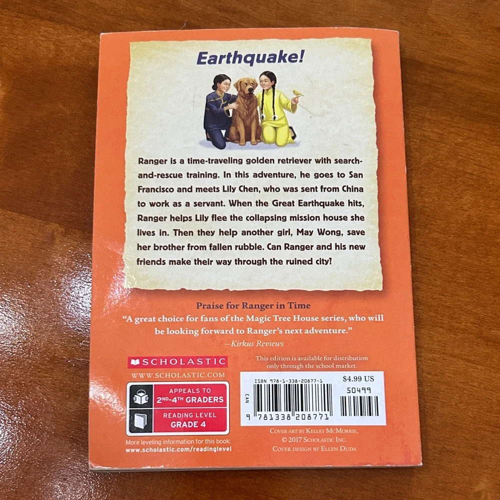 Ranger in Time Book Set by Kate Messner - Dog Adventure Stories